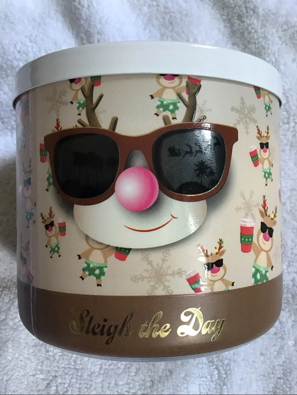 Bath & Body Works 3 wick candle Hot Cocoa & Cream - Picture 2 of 4